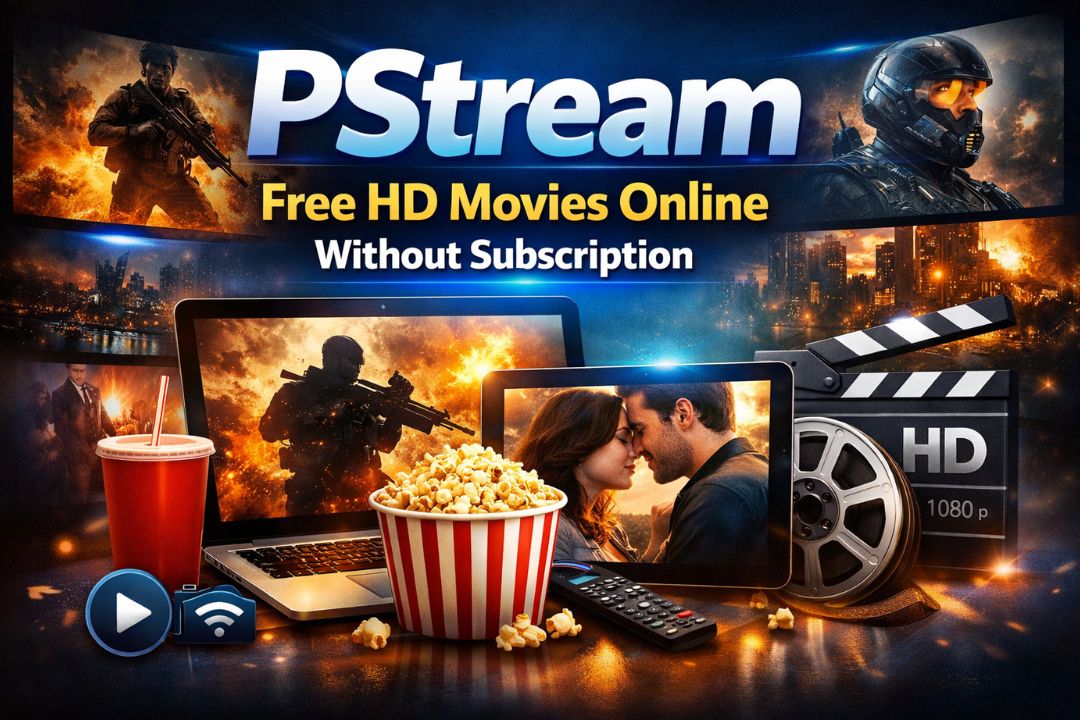 PStream streaming movies and TV series banner